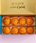 Small Orange Motichoor Ladoo Box