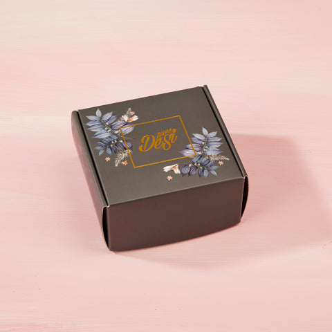 Extra Small Custom Indian Sweet Gift Box (250g)