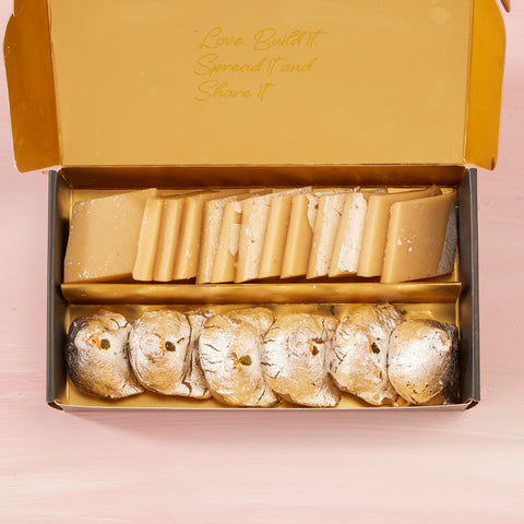 Small Custom Indian Sweet Gift Box (Approx 500g) – Create Your Own