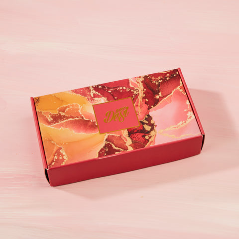 Small Orange Motichoor Ladoo Box