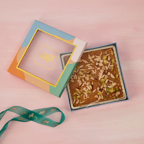 Besan Burfi Slab - Diwali Special