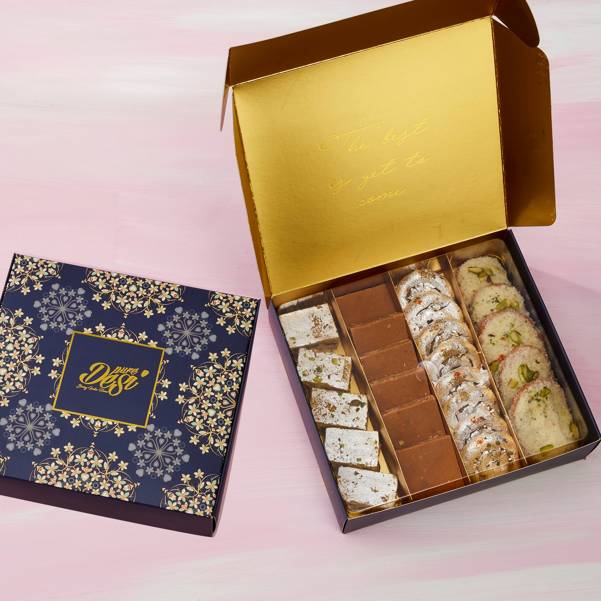 Large Pure Desi Box with sweets