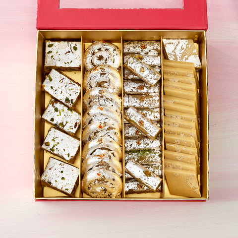 Pure Desi Large Window Royal Kaju Box