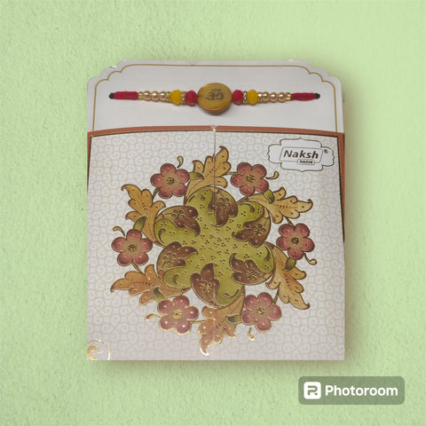 Rakhi with traditional Om motif