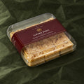 Almond Burfi in a clear box