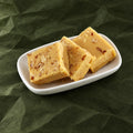 Almond Burfi on a plate