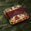Carrot Halwa in a clear box