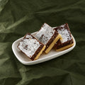 Chocolate Burfi on a plate