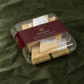 Kaju Katli in a clear box