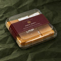 Khoya Burfi in a clear box