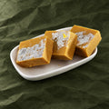 Khoya Burfi on a plate