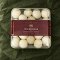 Mini Rasgulla in a clear box