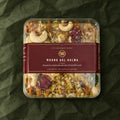 Moong Dal Halwa in a clear box