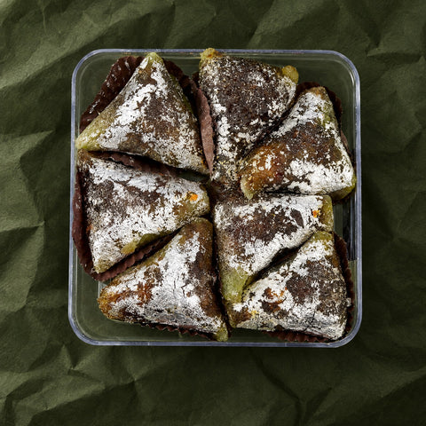 Paan Petha in a clear box