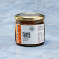 Pure Desi Mango Pickle 300g glass jar with gold lid