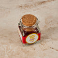 Corked glass jar of Pure Desi authentic saffron threads, 1g net