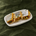Roasted Dry Fruit Burfi on a plate