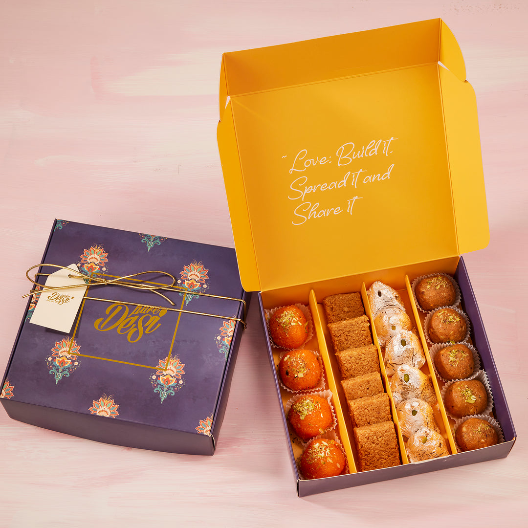 Traditional Indian Sweet Box | Mithai Gift Box Australia | Pure Desi ...